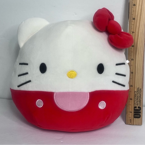 hello kitty squishmallow 9 inch red embroidered 2024 sanrio - Picture 2 of 5